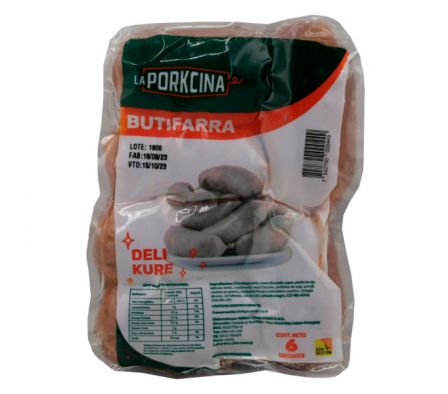 BUTIFARRA LA PORKCINA ENV AL VACIO 6 UNI