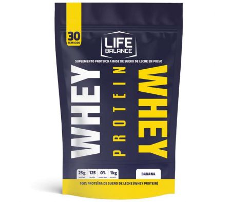 PROTEINA LIFE BAL WHEY PROTEIN BANANA 1KG - SUPL D