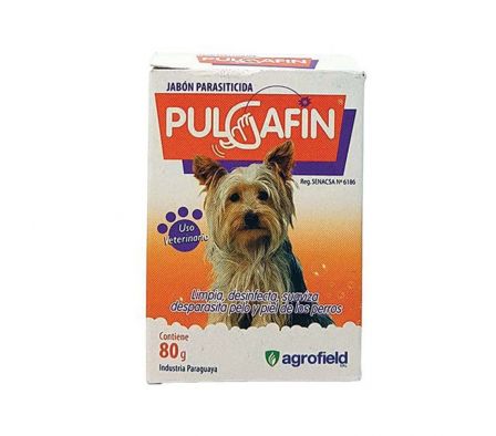 JABON PULGAFIN P/PERRO X 80 GRS