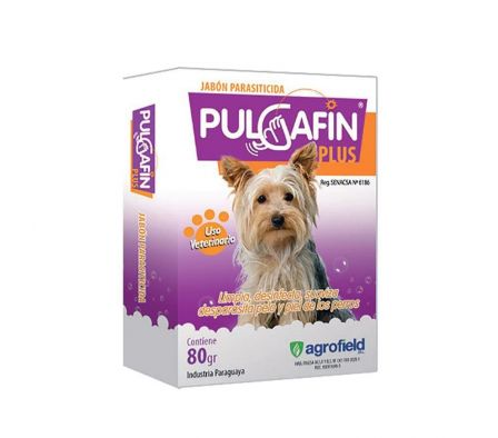 JABON PULGAFIN PLUS P/PERRO X 80GR