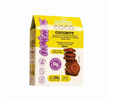 COOKIES NUTRITIVA STORE ALMENDRA KETO COCO 200GR