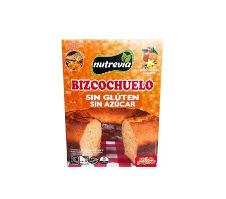 PREMEZCLA BIZCOCHUELO NUTREVIA S/GLU NARANJA 400G