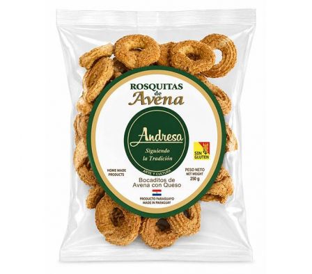 ROSQUITAS ANDRESA DE AVENA 250 GR