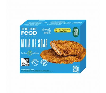 MILANESA THE TOP FOOD POLLO DE SOJA 220GR