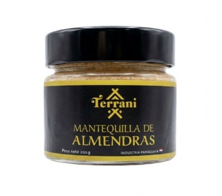 MANTEQUILLA DE ALMENDRAS TERRANI NATURAL 200GR