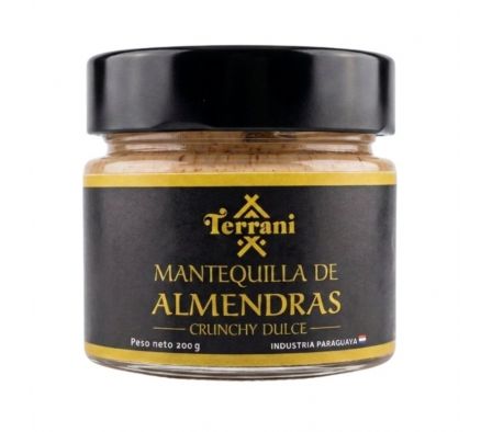 MANTEQUILLA DE ALMENDRAS TERRANI CRUNCHY 200GR