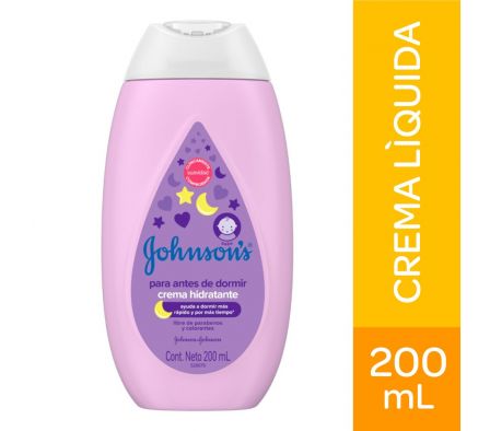 CREMA LIQUIDA JOHNSONS BABY P/ANTES DE DORMIR 200M