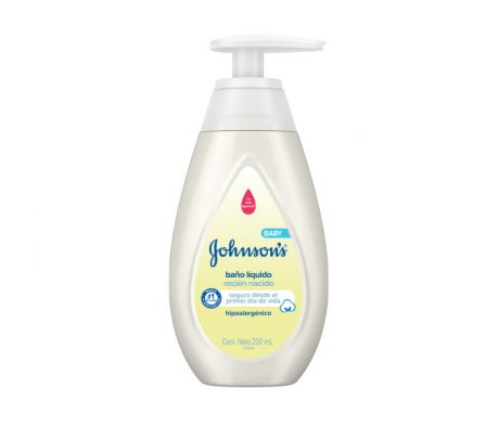 JABON LIQUIDO JOHNSONS BABY RECIEN NACIDO 200ML