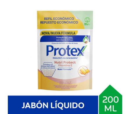 JABON LIQUIDO PROTEX NUTRI PROTECCION REFIL 200 ML