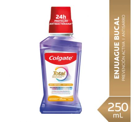 ENJUAGUE BUCAL COLGATE TOTAL ANTI-TARTARO 250ML