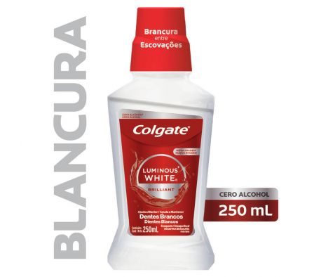 ENJUAGUE BUCAL COLGATE LUMINOUS WHITE 250ML