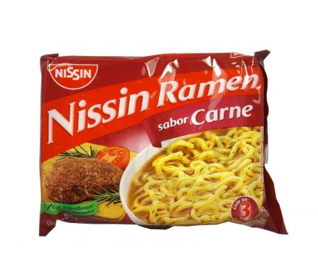 FIDEO INSTANTANEO NISSIN LAMEN CARNE 85 GR