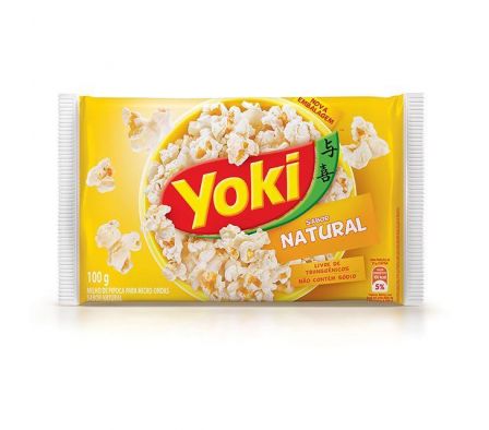 PIPOCA YOKI MICRO NATURAL 100GR. 