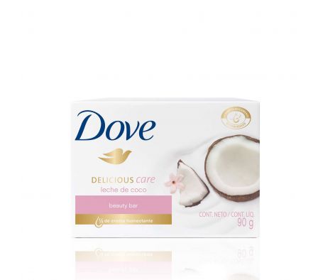 JABON TOCADOR DOVE LECHE DE COCO 90GR