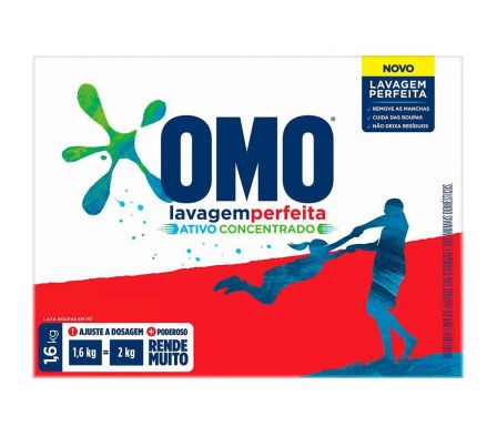 JABON EN POLVO OMO LAVADO PERFECTO 1,6KG