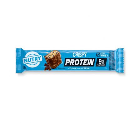 BARRA DE CEREAL NUTRY CRISPY PROTEIN COOKIES 30GR