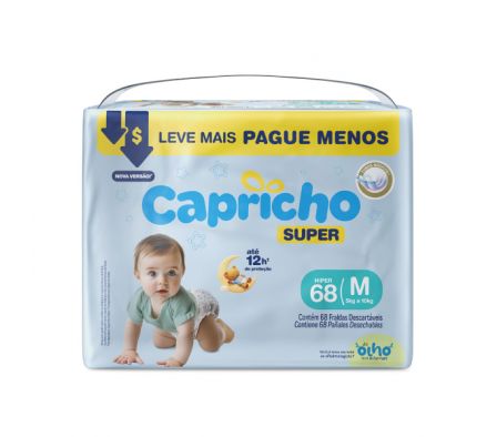 PAÑAL CAPRICHO SUPER M 5X68UNI