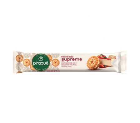 GALLETITAS PIRAQUE SUPREME JALEA FRUTOS ROJOS 80GR