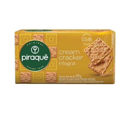 CRACKERS PIRAQUE INTEGRAL 215GRS.