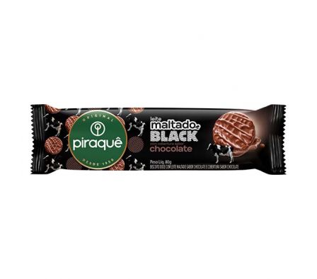 GALLETITA MALTEADA PIRAQUE BLACK C/ CHOCOLATE 80GR