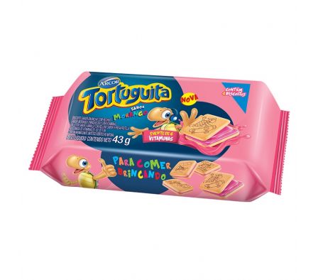 GALLETITAS TORTUGUITA RELLENA DE FRUTILLA 43GR