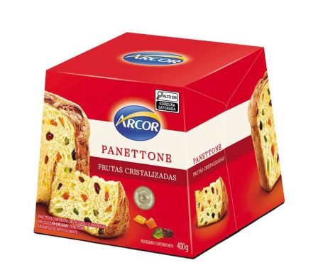 PANETTONE ARCOR CON FRUTAS 400GR