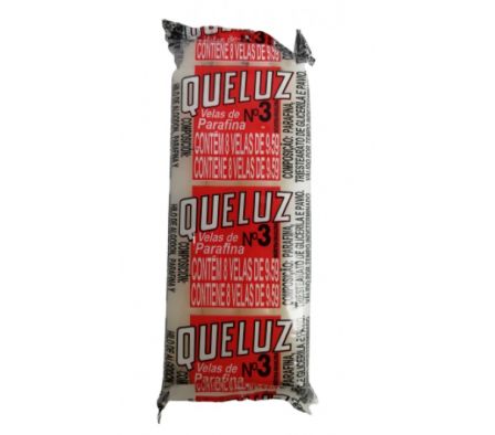 VELAS QUELUZ Nª3 8 UNDS