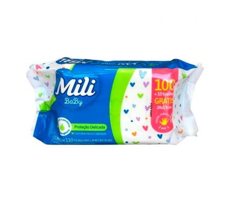 TOALLITAS  HUMEDAS MILI BABY - C/110UND
