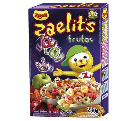 CEREAL ZAELI ZAELITS FRUTAS 230GR