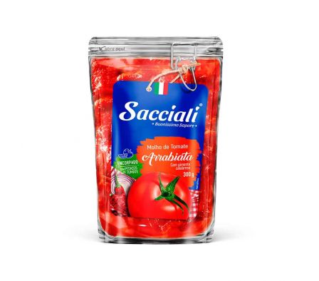 SALSA DE TOMATES SACCIALI ARRABIATA 300 GR