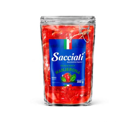 SALSA DE TOMATES SACCIALI MANJERONA 300 GR