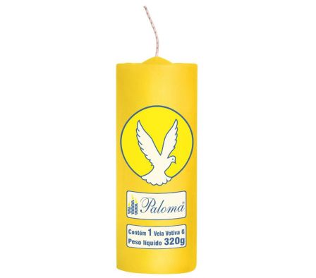 VELA PALOMA 7 DIAS AMARILLO