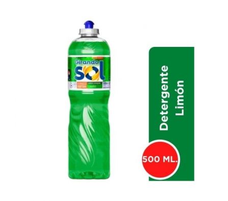 DETERGENTE GIRANDO SOL LIMON 500 ML