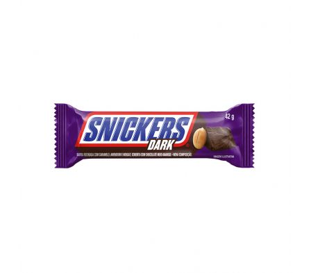 CHOCOLATE EN BARRA SNICKERS DARK 42GR.