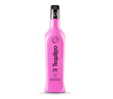 TEQUILA TEQUILERO S/FRUTILLA CON AGAVE 750ML