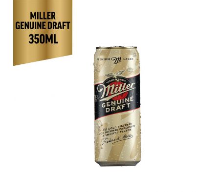 CERVEZA MILLER GENUINE DRAFT LATA 350ML