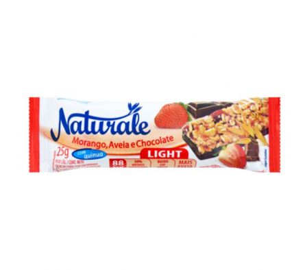 NATURALE BARRA CEREAL LIGHT FRU,AVE Y CHOC 25GR