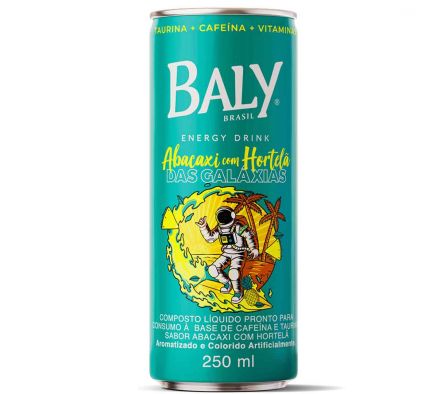 ENERGIZANTE BALY S/ PIÑA C/ MENTA LATA 250ML