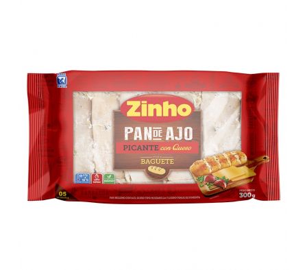 PAN DE AJO  ZINHO PICANTE  C/QUESO 300GR