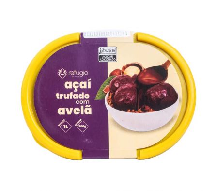 HELADO REFUGIO ACAI C/ CREMA DE AVELLANAS 1L