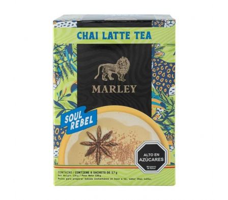 CAFE MARLEY COFFEE SOUL REBEL CHAI LATTE TEA 160G