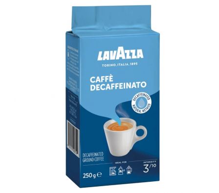 CAFÉ MOLIDO LAVAZZA DECAFFEINATO 250 G