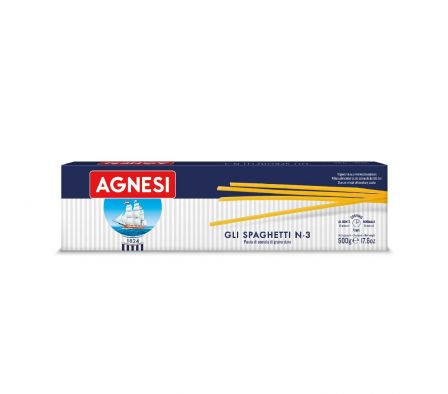 FIDEOS AGNESI SPAGHETTI N. 3 500G
