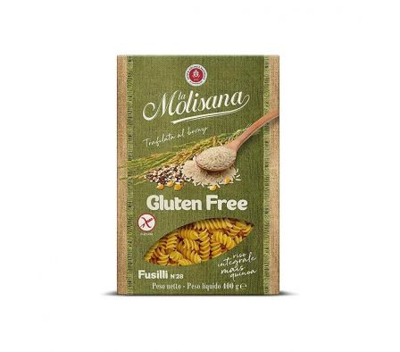 FIDEOS FUSILLI S/GLUTEN LA MOLISANA NRO28 400GR