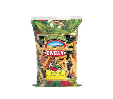 FIDEO DIVELLA FUSILLI TRICOLOR 500 GR