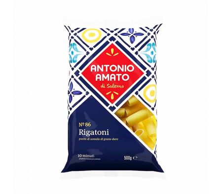 FIDEOS ANTONIO AMATO RIGATONI 500GR