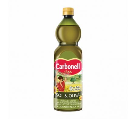 ACEITE DE OLIVA CARBONELL SOL Y OLIVA PET 1LT