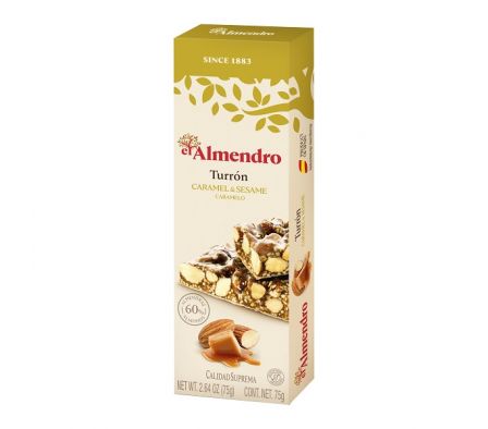 TURRON EL ALMENDRO CARAMELO 75GR