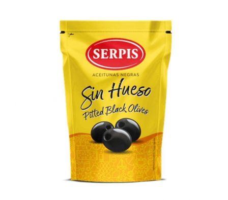 ACEITUNAS SERPIS NEGRA S/HUESO 170GR