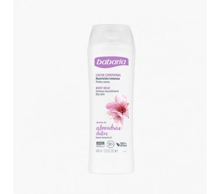 CREMA CORPORAL BABARIA PIEL SECA ALMENDRAS 400ML